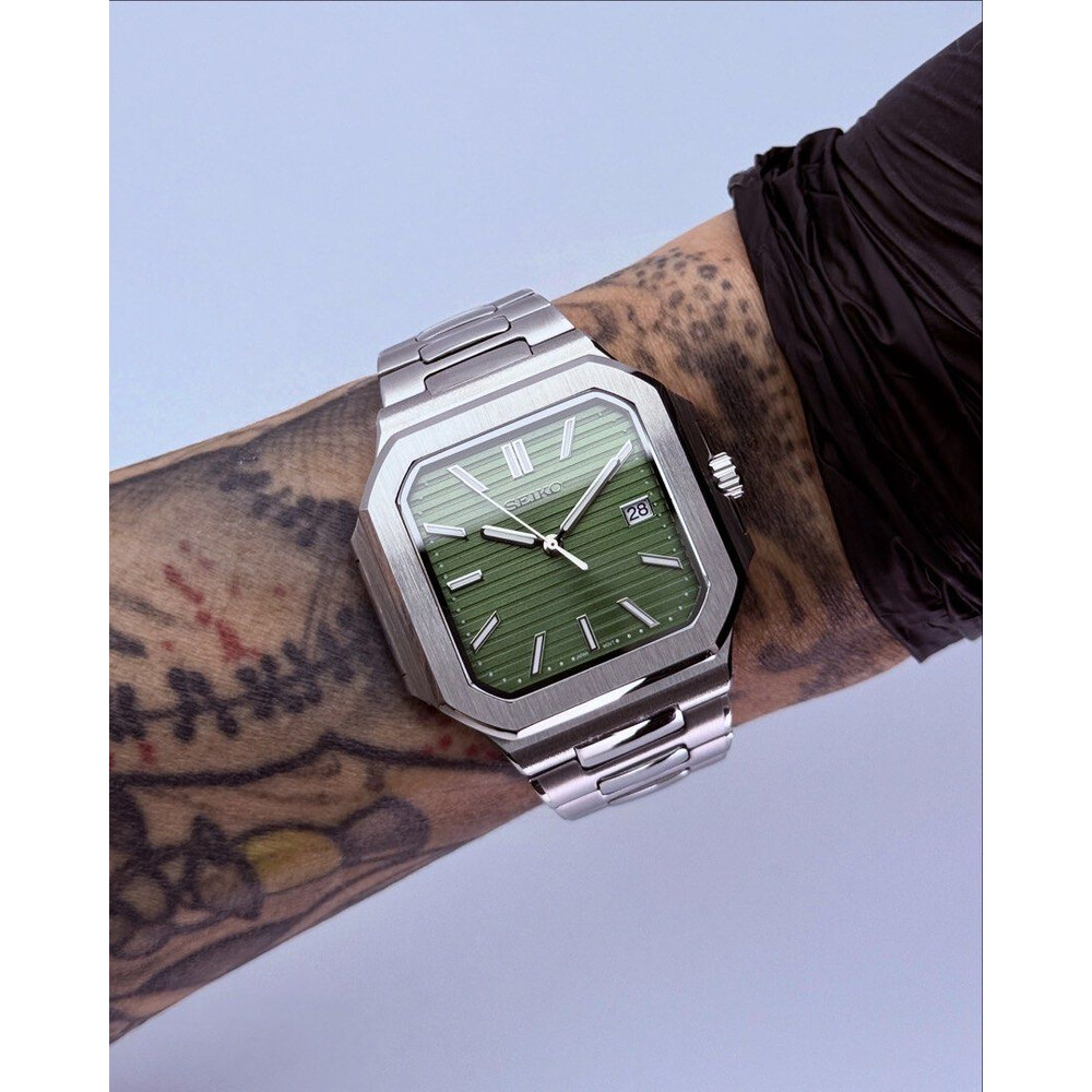 Custom Seiko Mod • Green Cubitus • 44mm